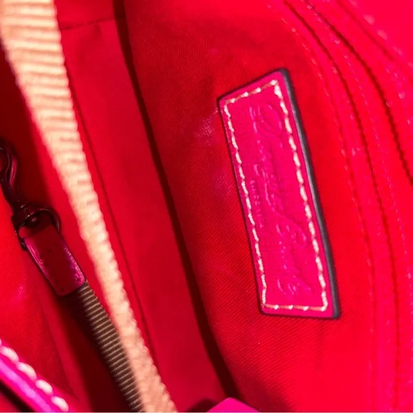 Dooney & Bourke Raspberry Mini Domed Shoulder Bag - Picture 7 of 9